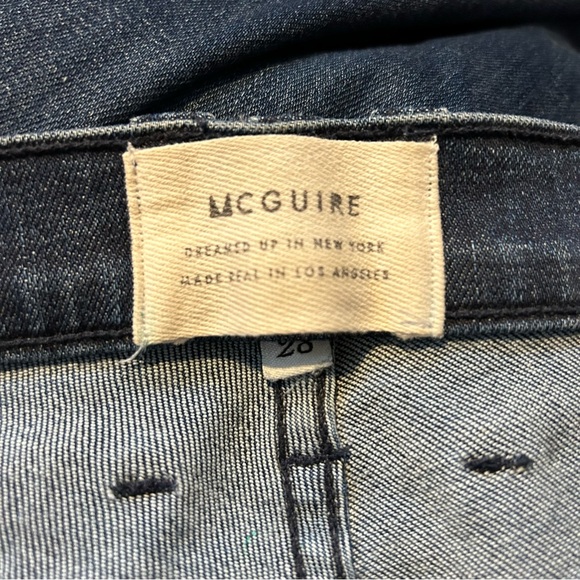 McGuire Denim High Rise Dark Wash Skinny Jeans Size 28. - Picture 7 of 8